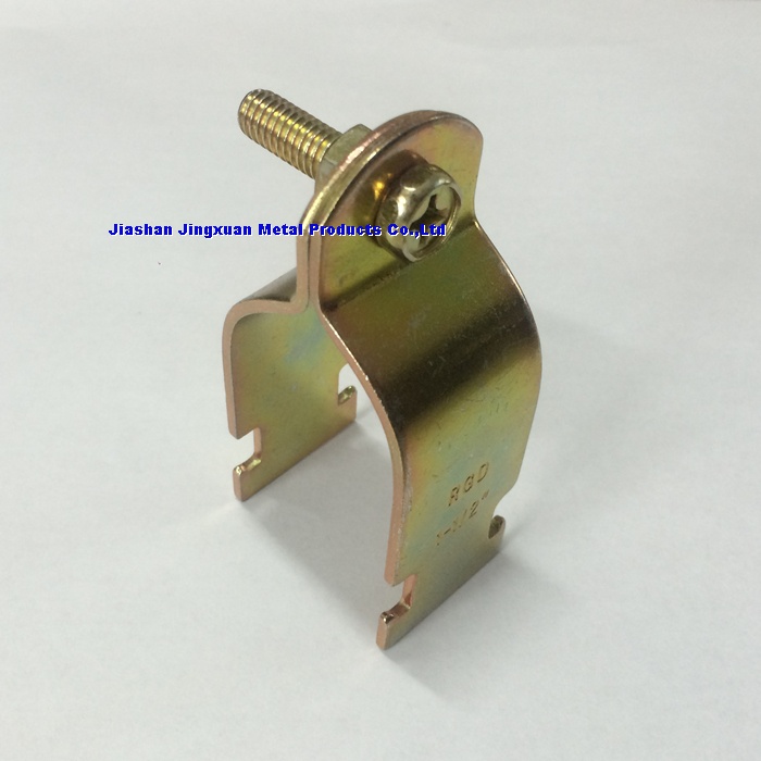 Strut clamp Rigid Yellow Zinc,Channel Clamp