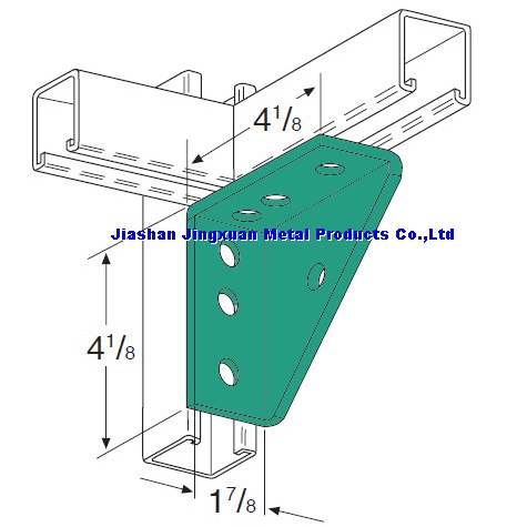 Universal Shelf Bracket Strut Fitting